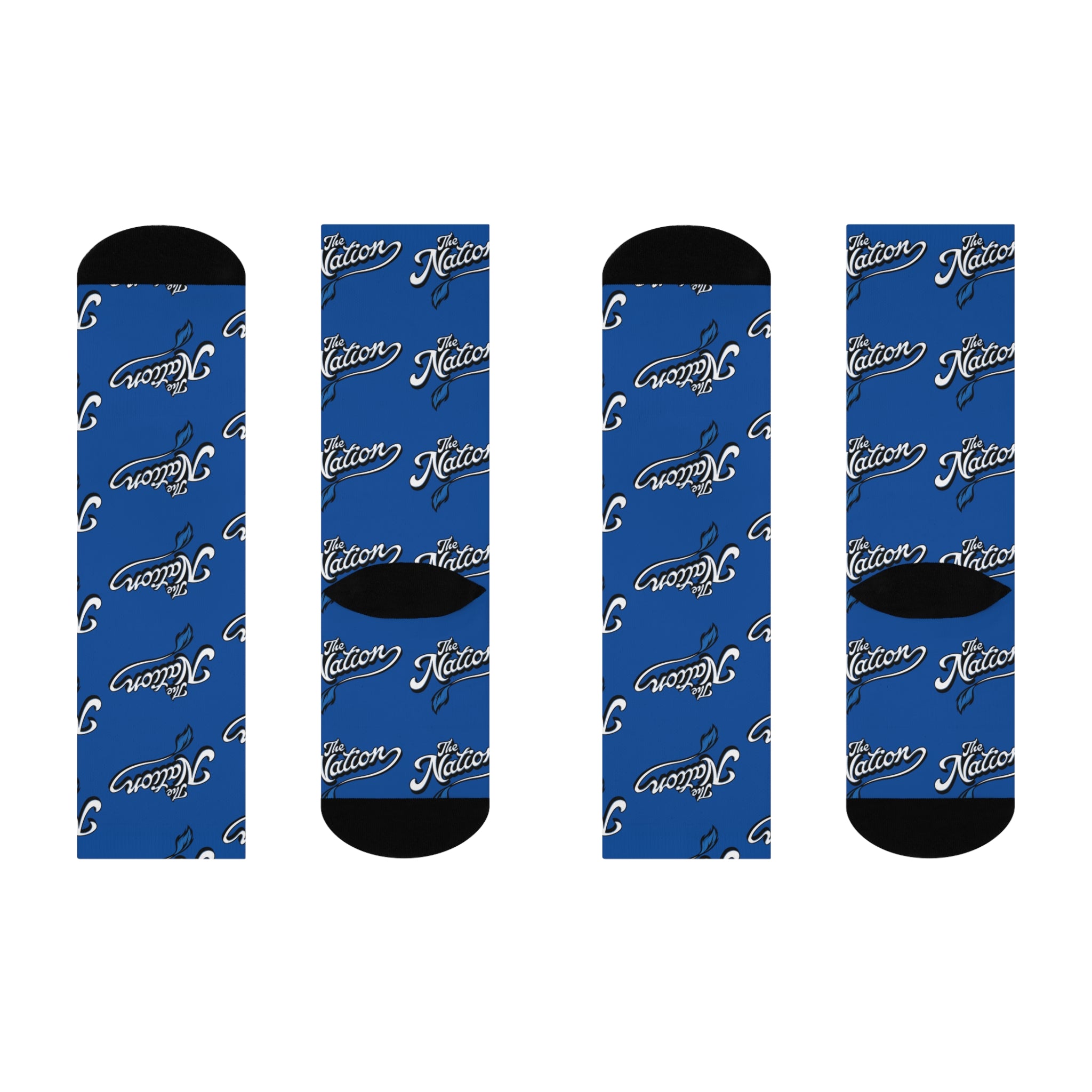 The Nation™ Cushioned Crew Socks (Deep Blue)