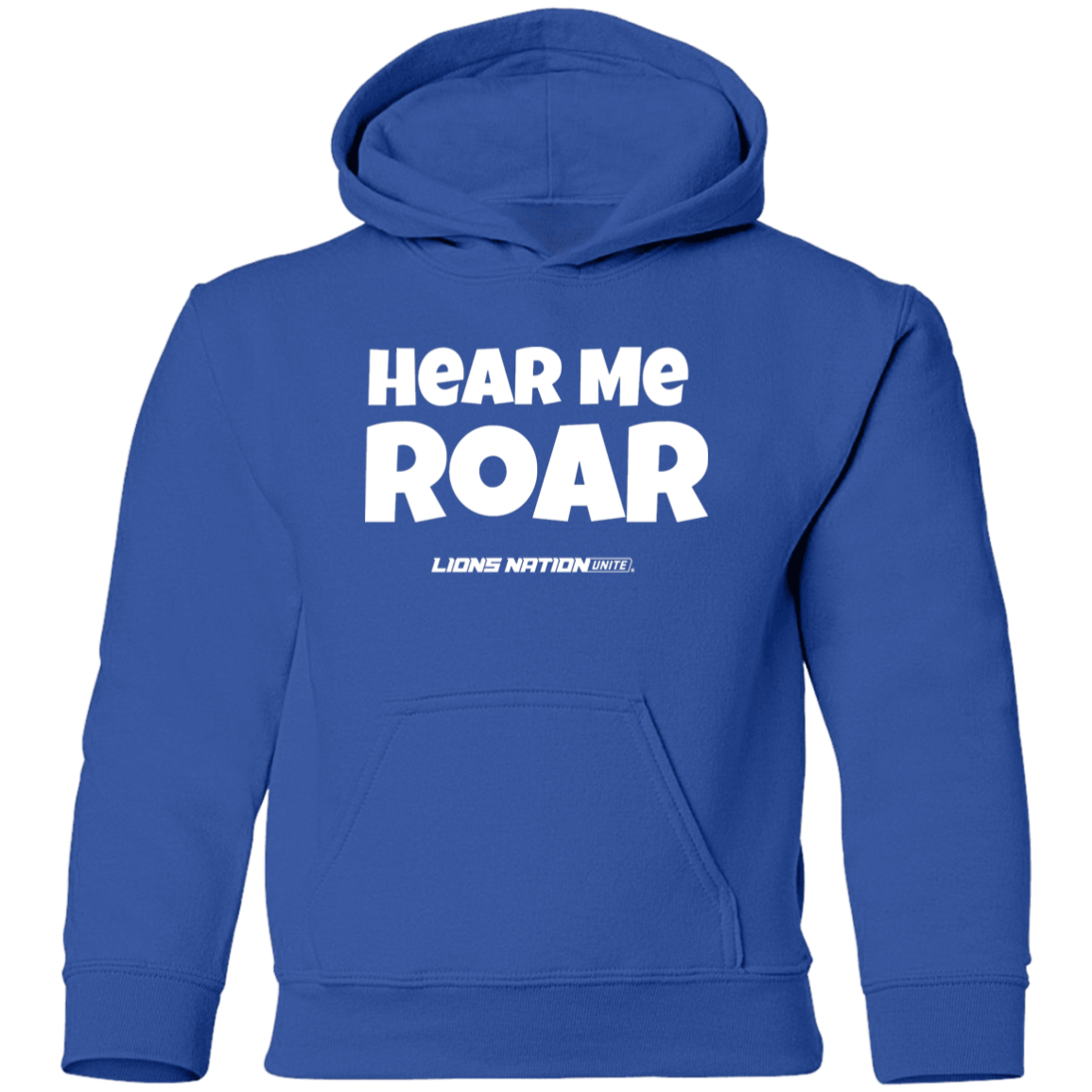 Hear Me Roar Youth Pullover Hoodie