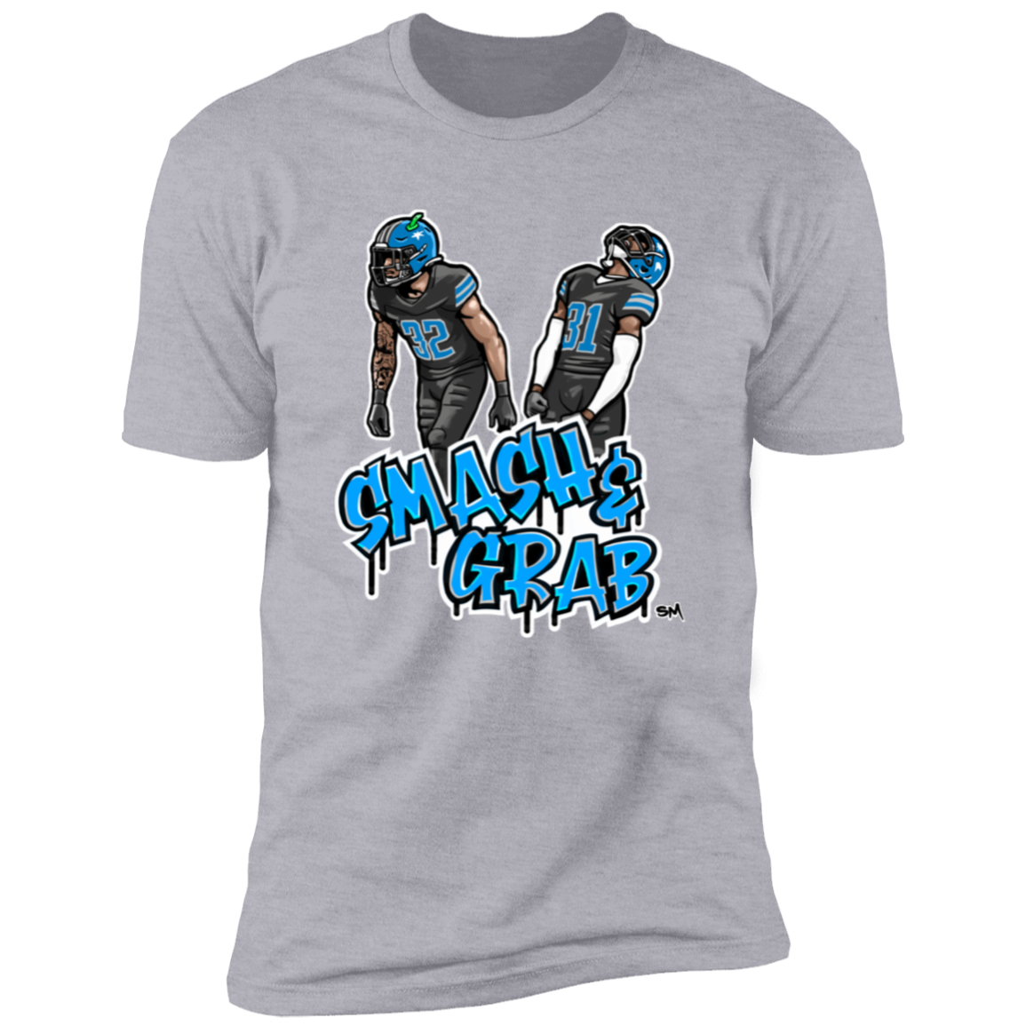 Smash & Grab Men's T-Shirt with Black Jersey