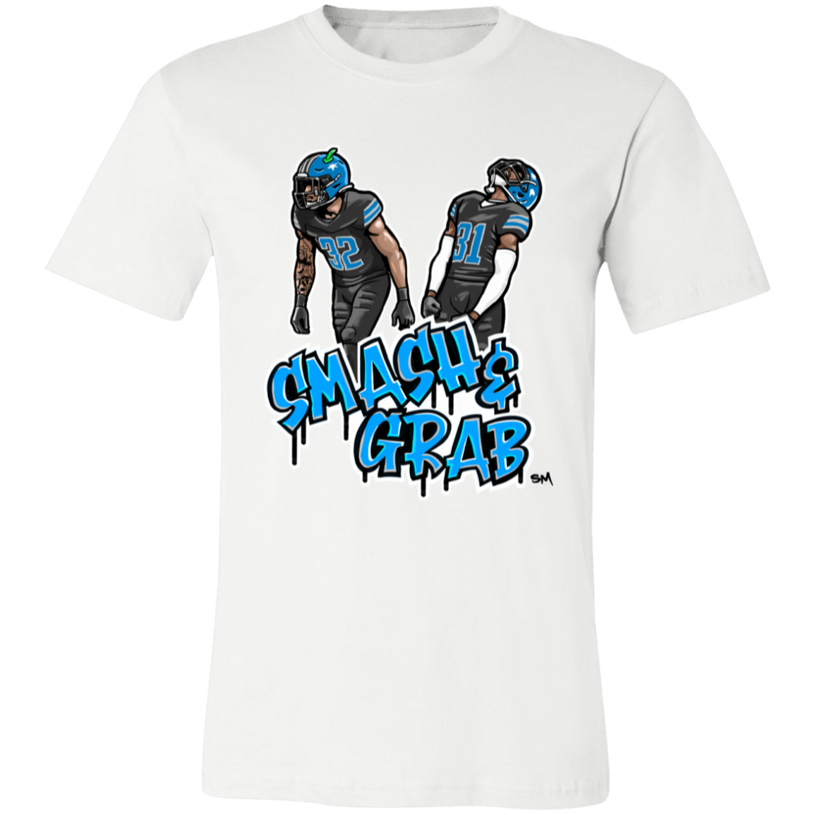 Smash & Grab Unisex T-Shirt with Black Jersey