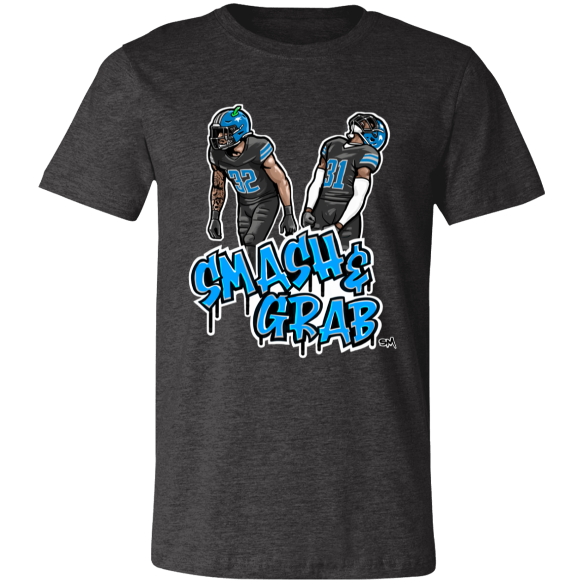Smash & Grab Unisex T-Shirt with Black Jersey