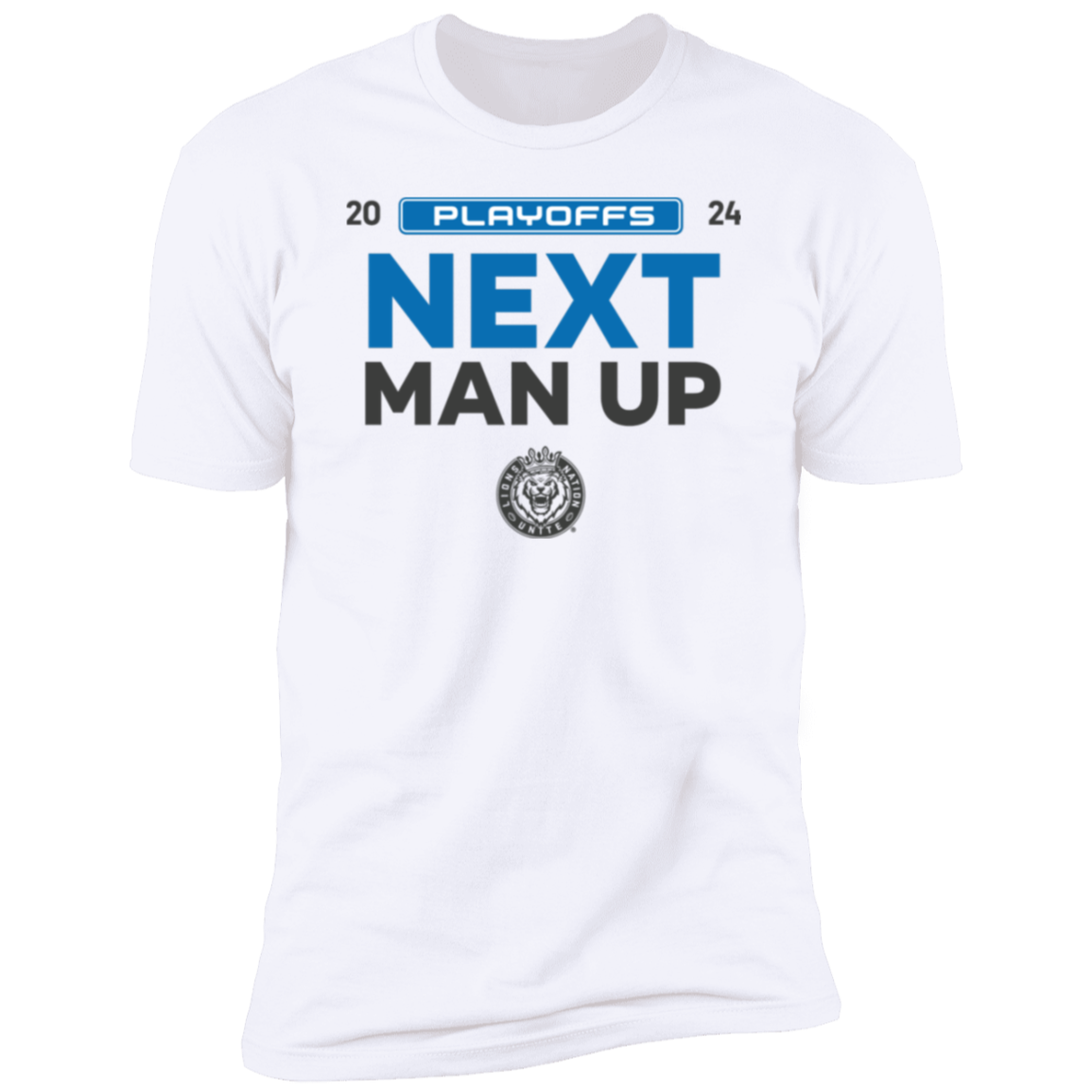 Next Man Up Fan Playoffs Men's White T-Shirt