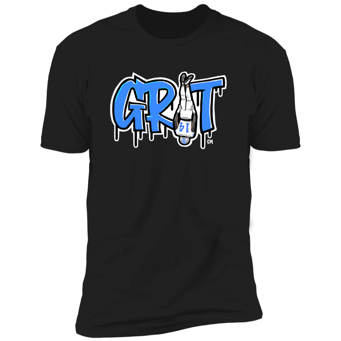 Detroit GRIT Black Men's T-Shirt