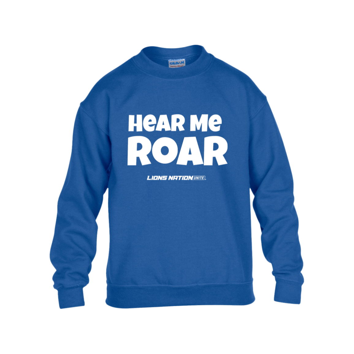 Hear Me Roar Kids Heavy Blend Fleece Crew