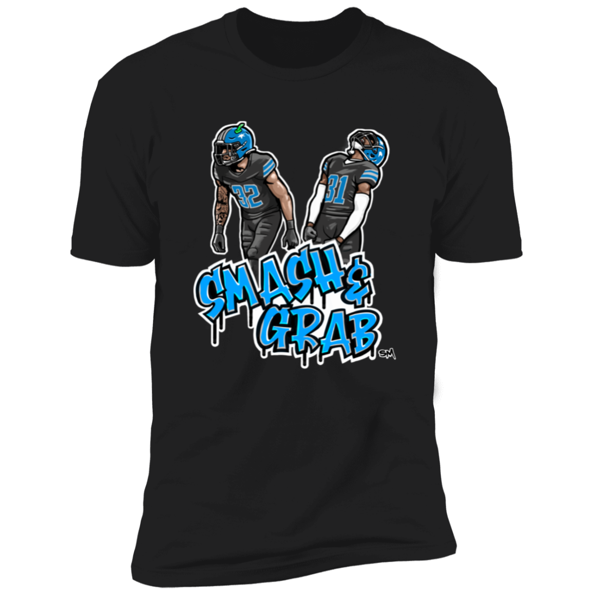 Smash & Grab Men's T-Shirt with Black Jersey