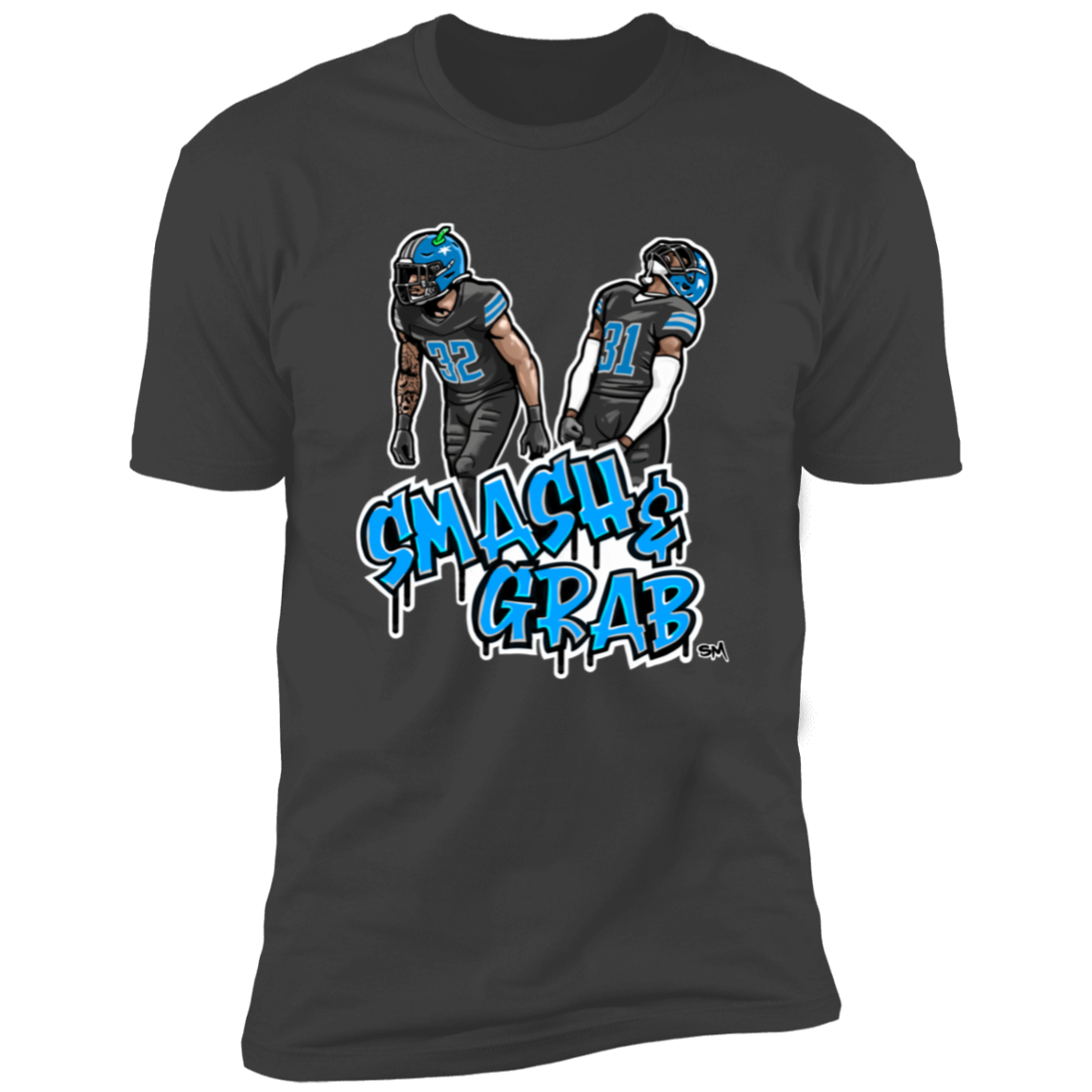 Smash & Grab Men's T-Shirt with Black Jersey