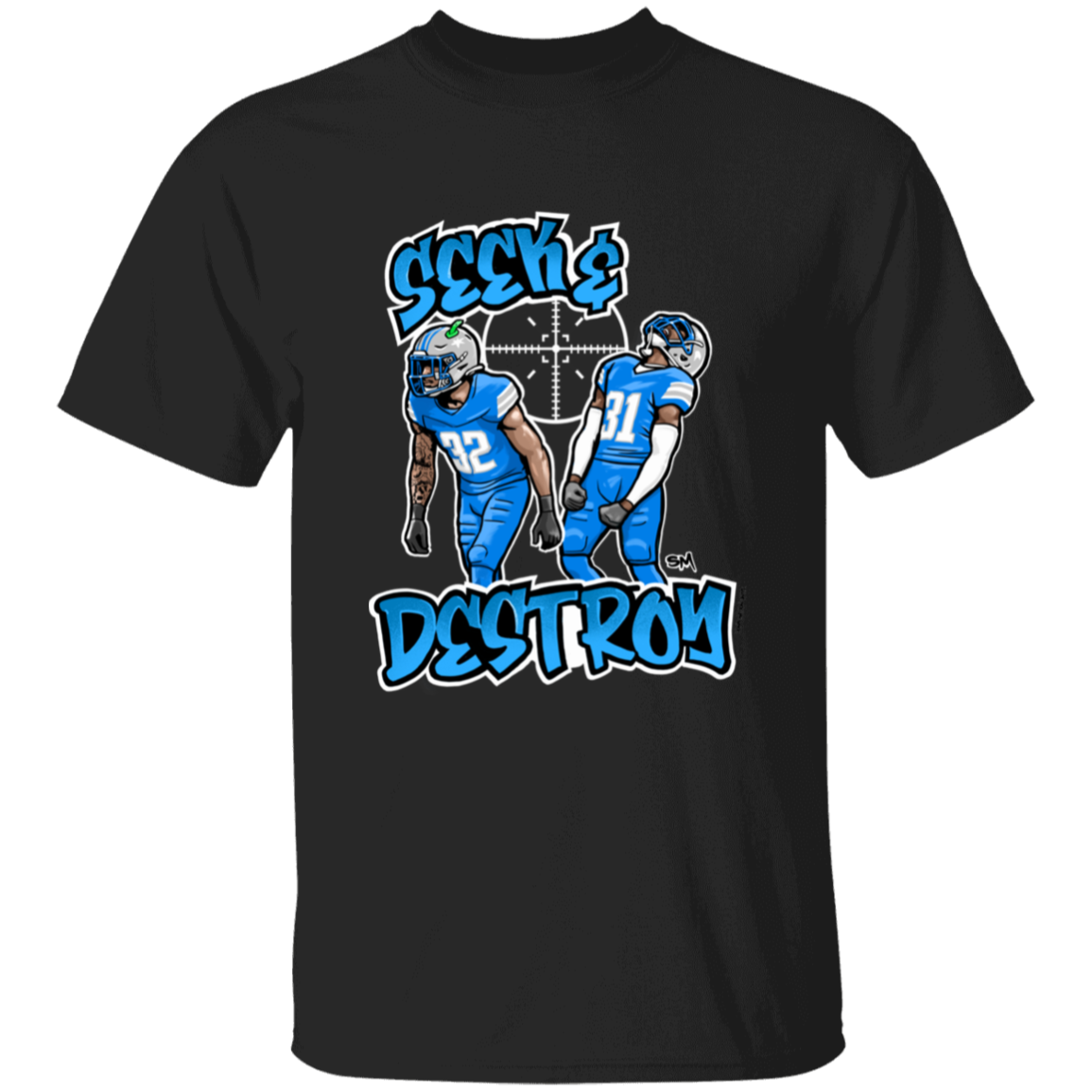Seek & Destroy Black Kids T-Shirt