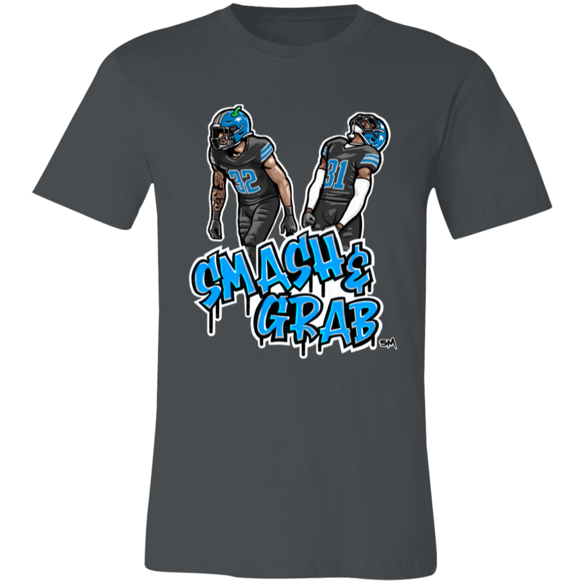 Smash & Grab Unisex T-Shirt with Black Jersey