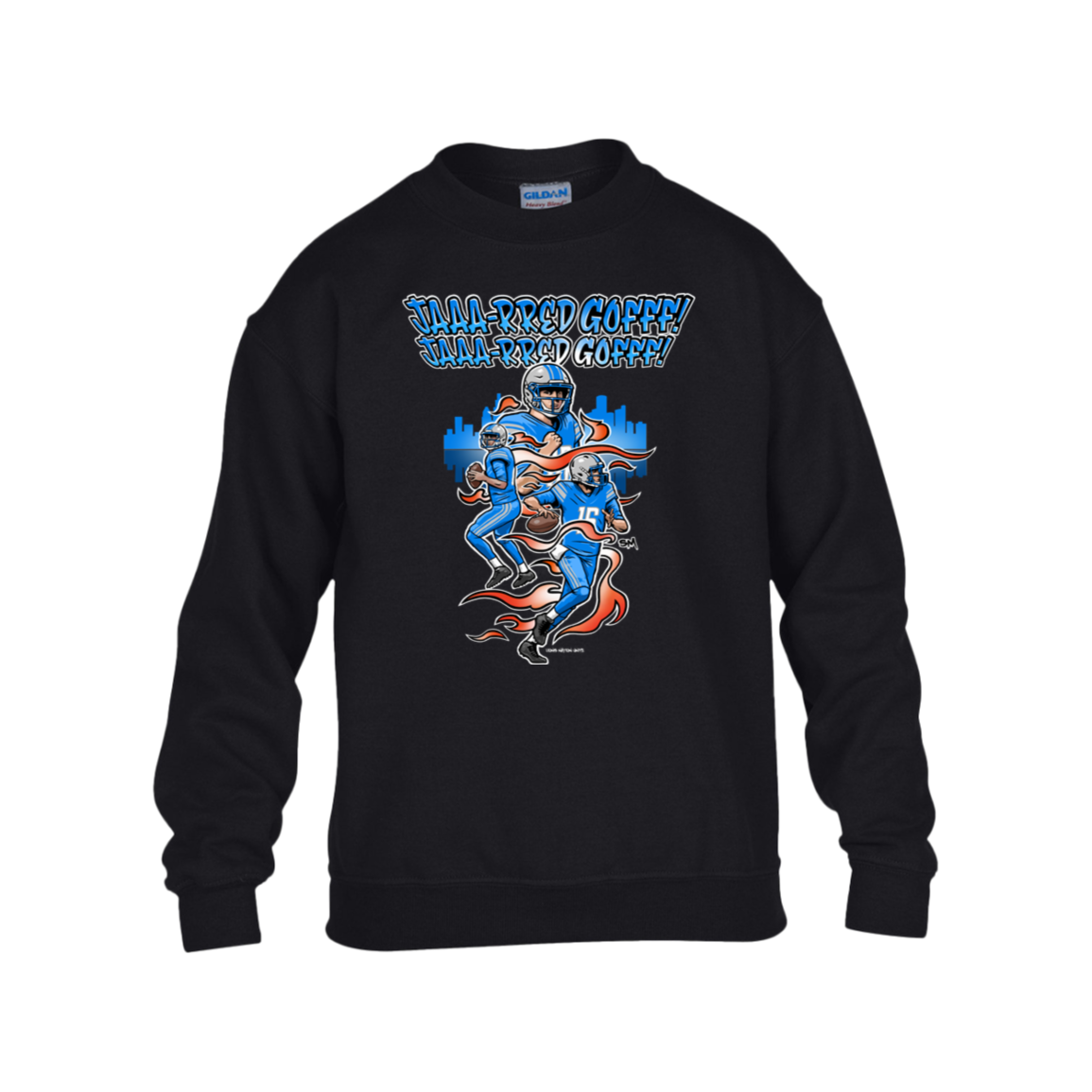 Detroit Quarterback Kids Heavy Blend Fleece