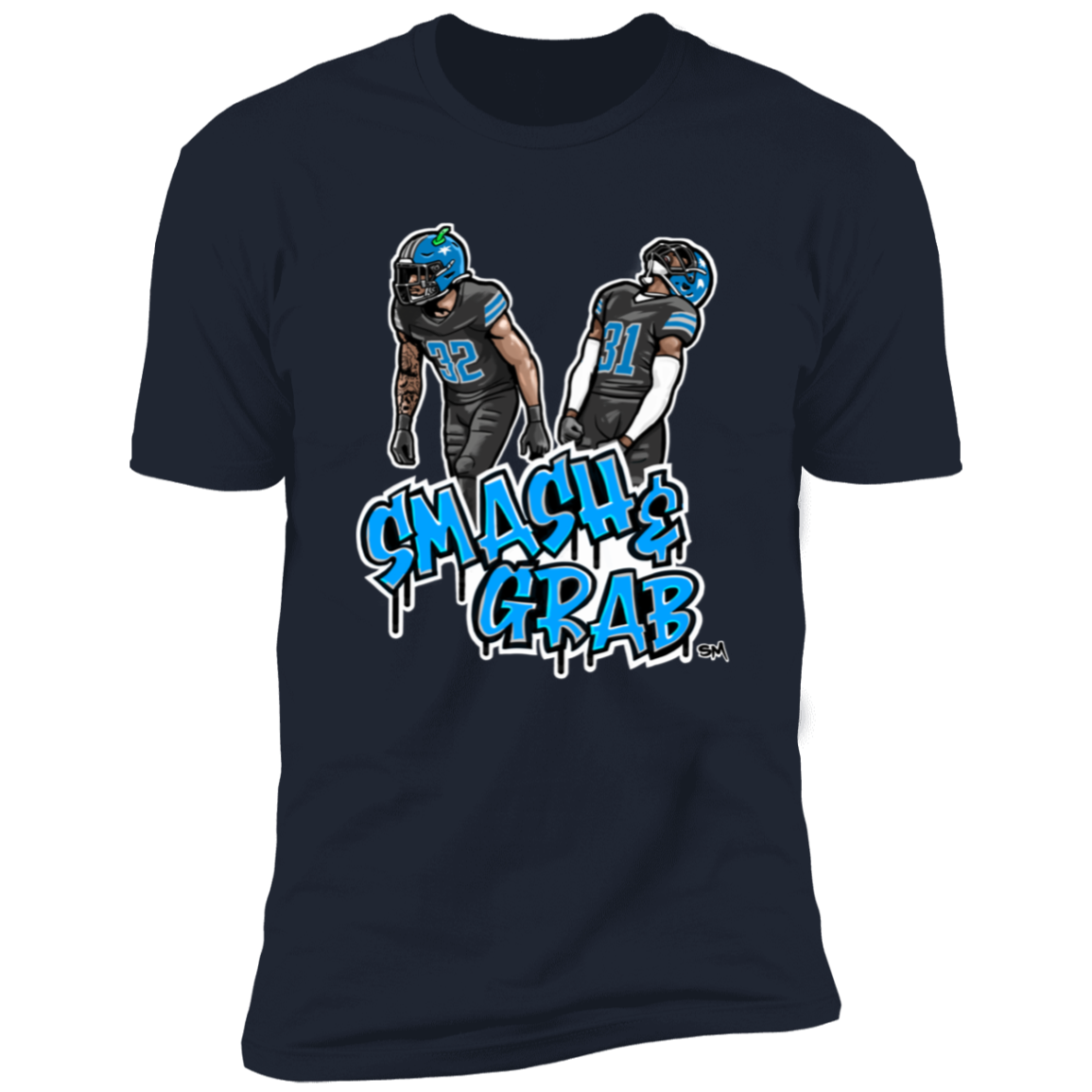 Smash & Grab Men's T-Shirt with Black Jersey