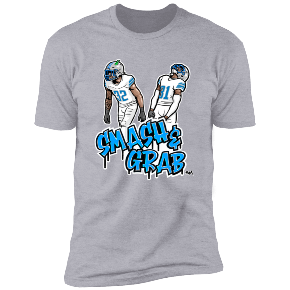 Smash & Grab Men's T-Shirt with White Jersey