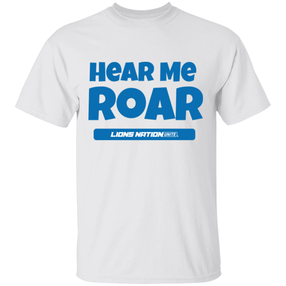 Hear Me Roar Youth White T-Shirt