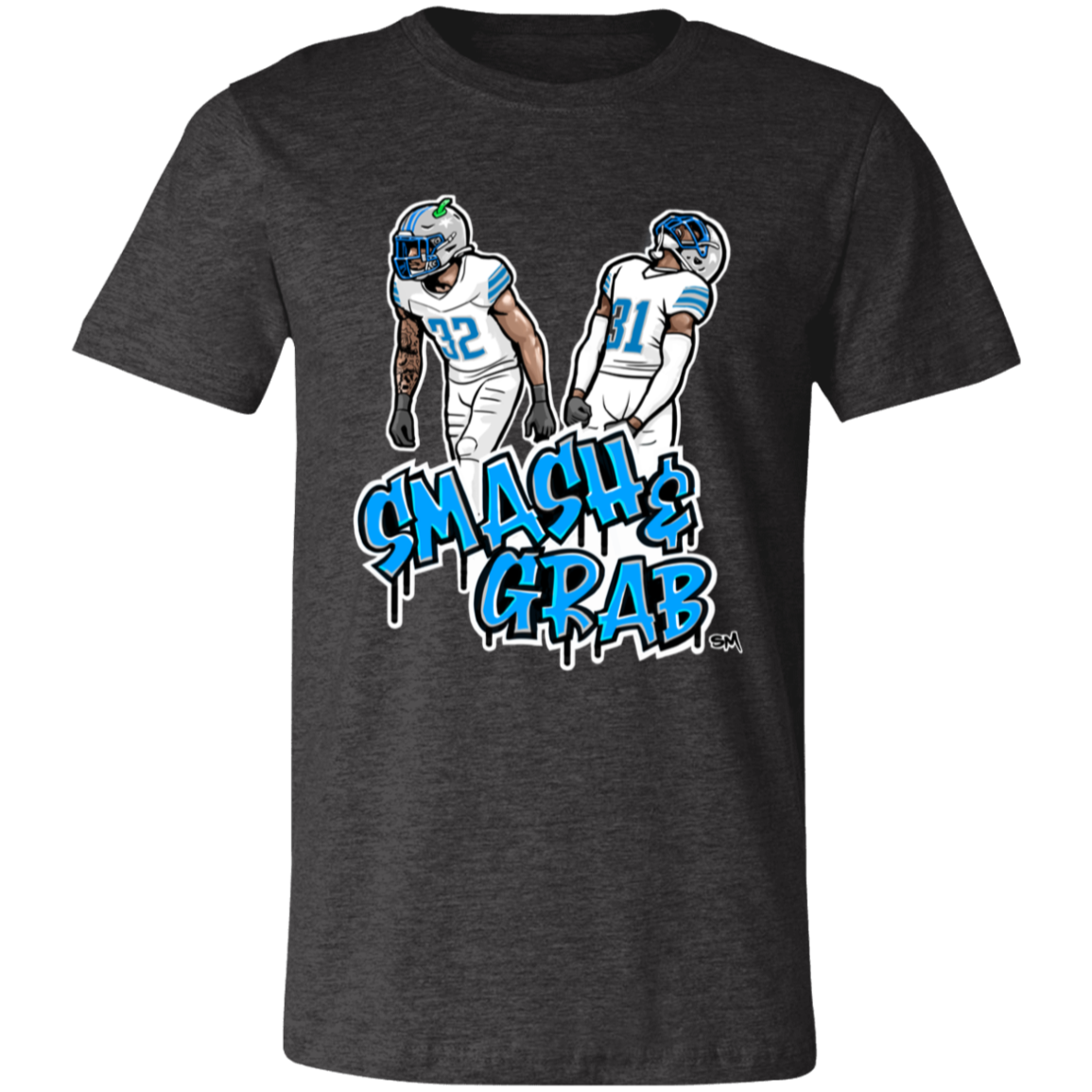 Smash & Grab Unisex T-Shirt with White Jersey