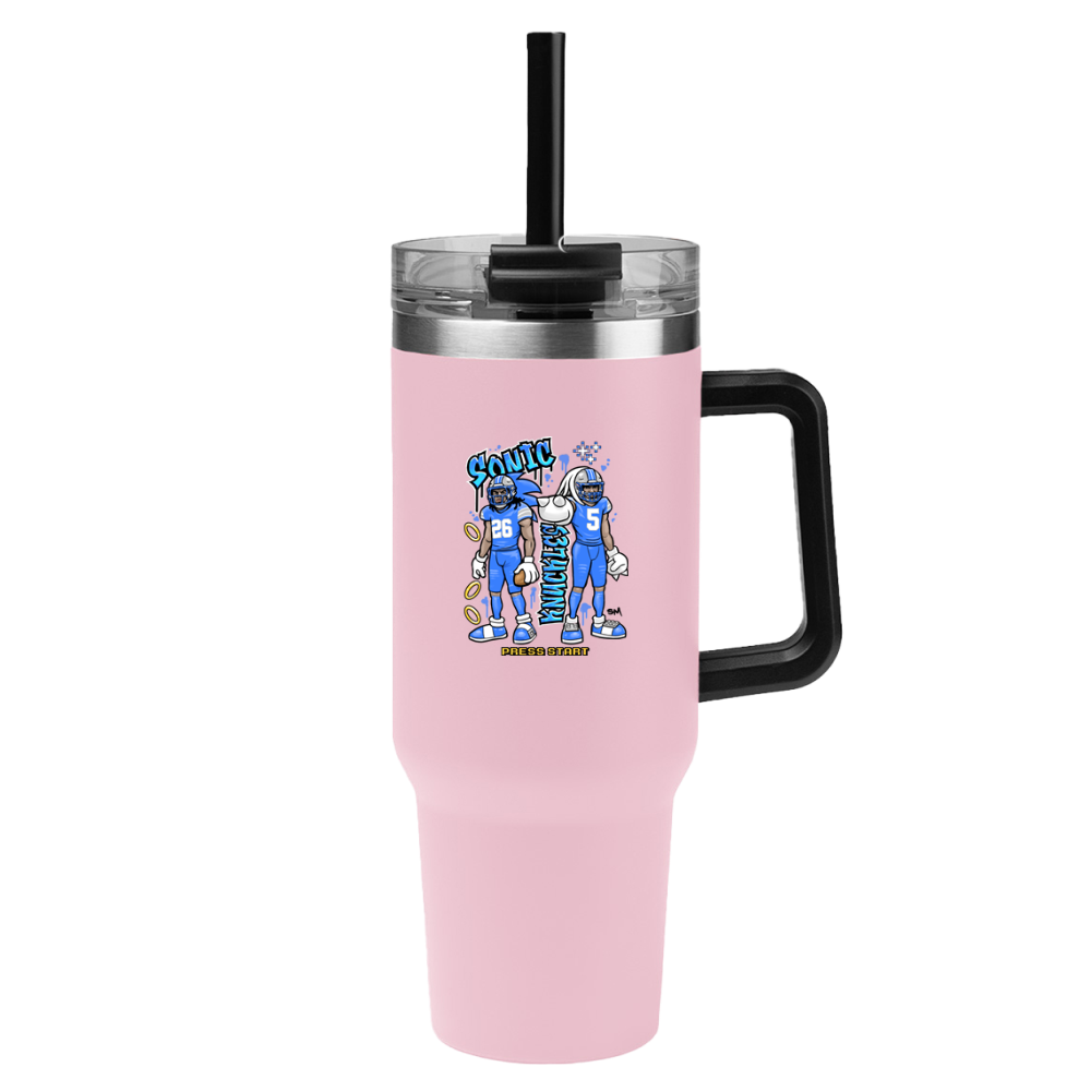 Sonic & Knuckles 40 oz Tumbler – Blue Jersey Edition