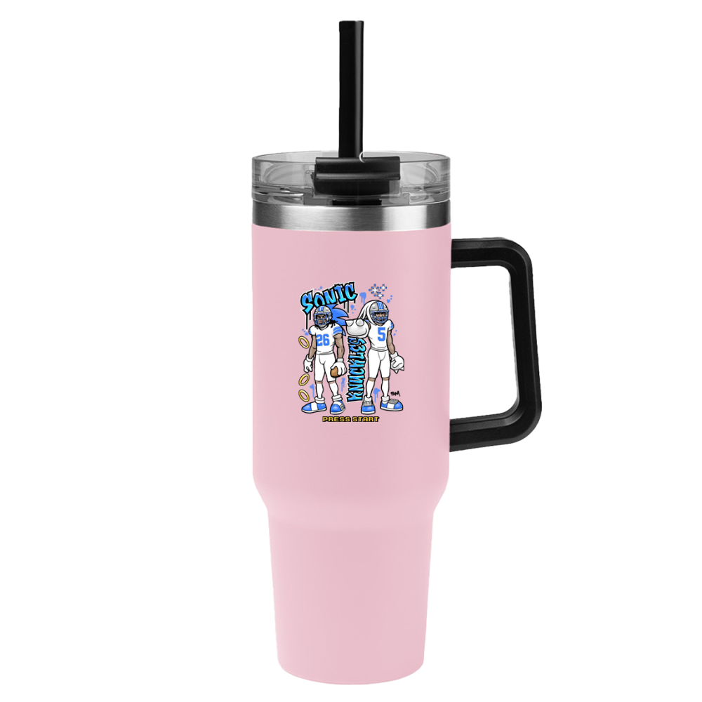 Sonic & Knuckles 40 oz Tumbler – White Jersey Edition