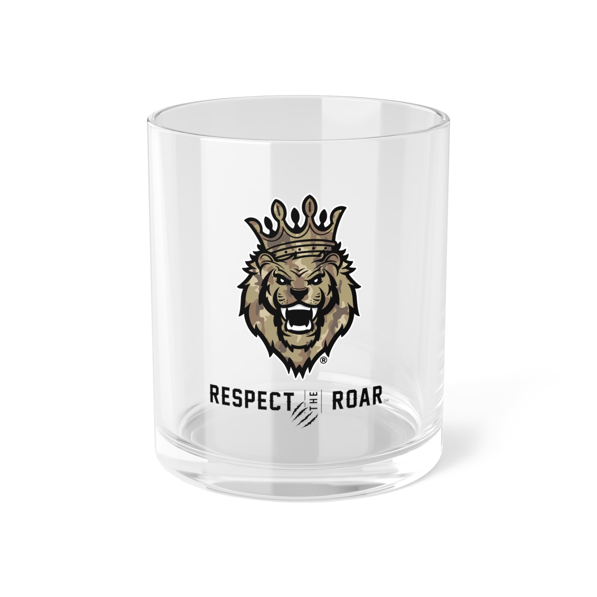 Set of 4 - Respect the Roar® Bar Glasses (Tan)