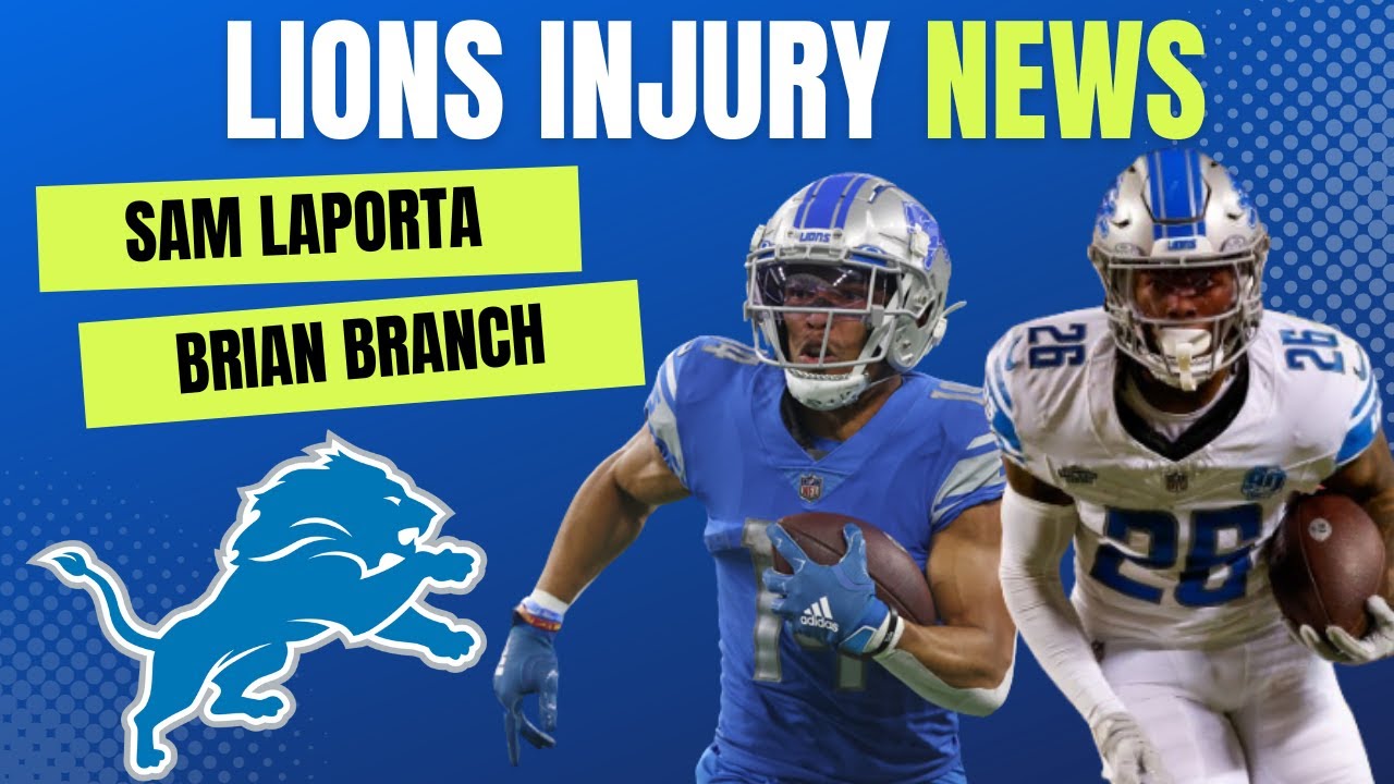 Detroit Lions News: Brian Branch OUT, Jahmyr Gibbs OUT, Sam LaPorta & Amon-Ra St. Brown In vs. Bucs