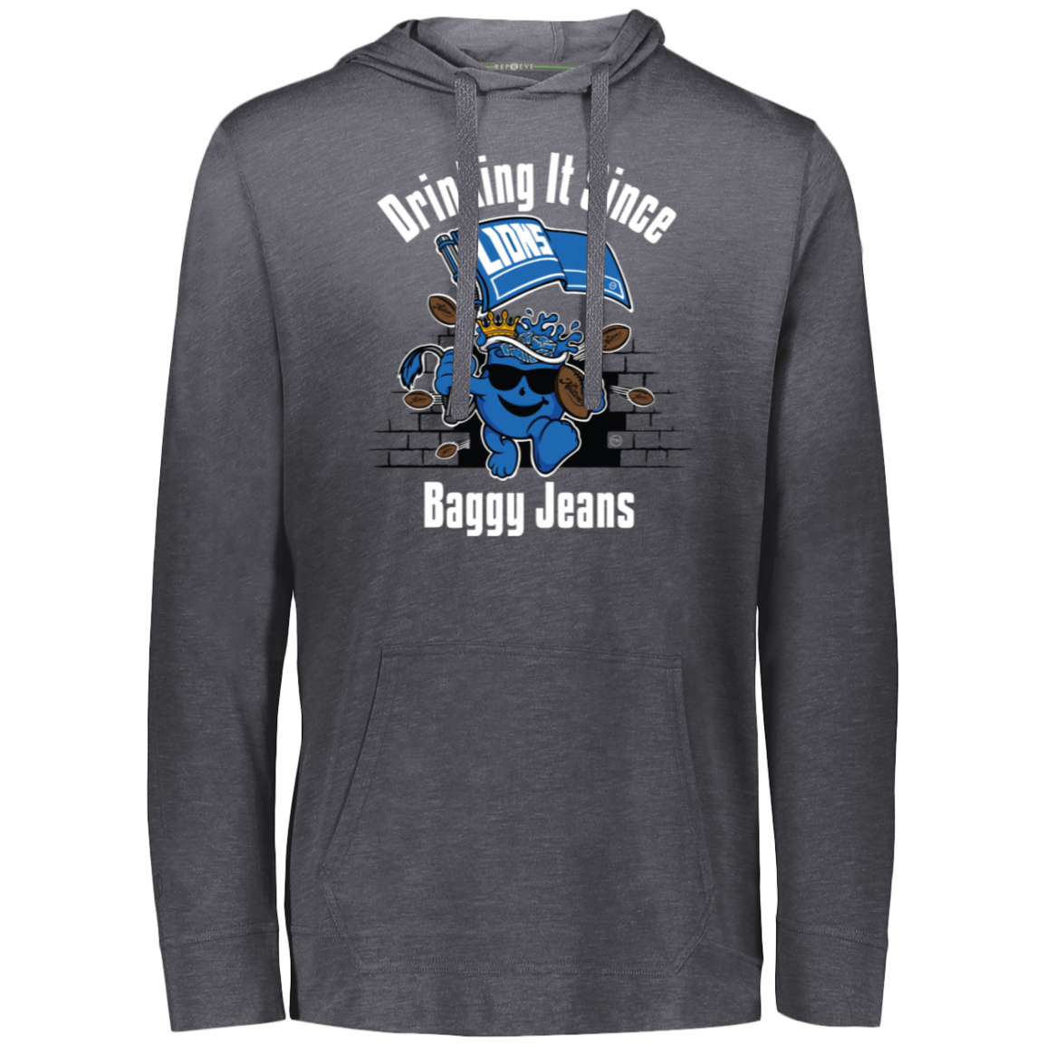 Drinking It Since Baggy Jeans Triblend T-Shirt Hoodie