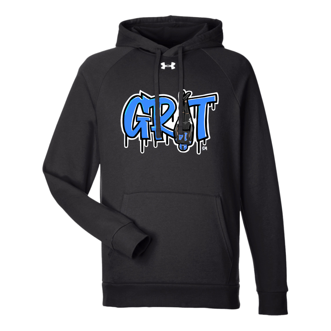 Detroit GRIT Black Under Armour Men's Hoodie