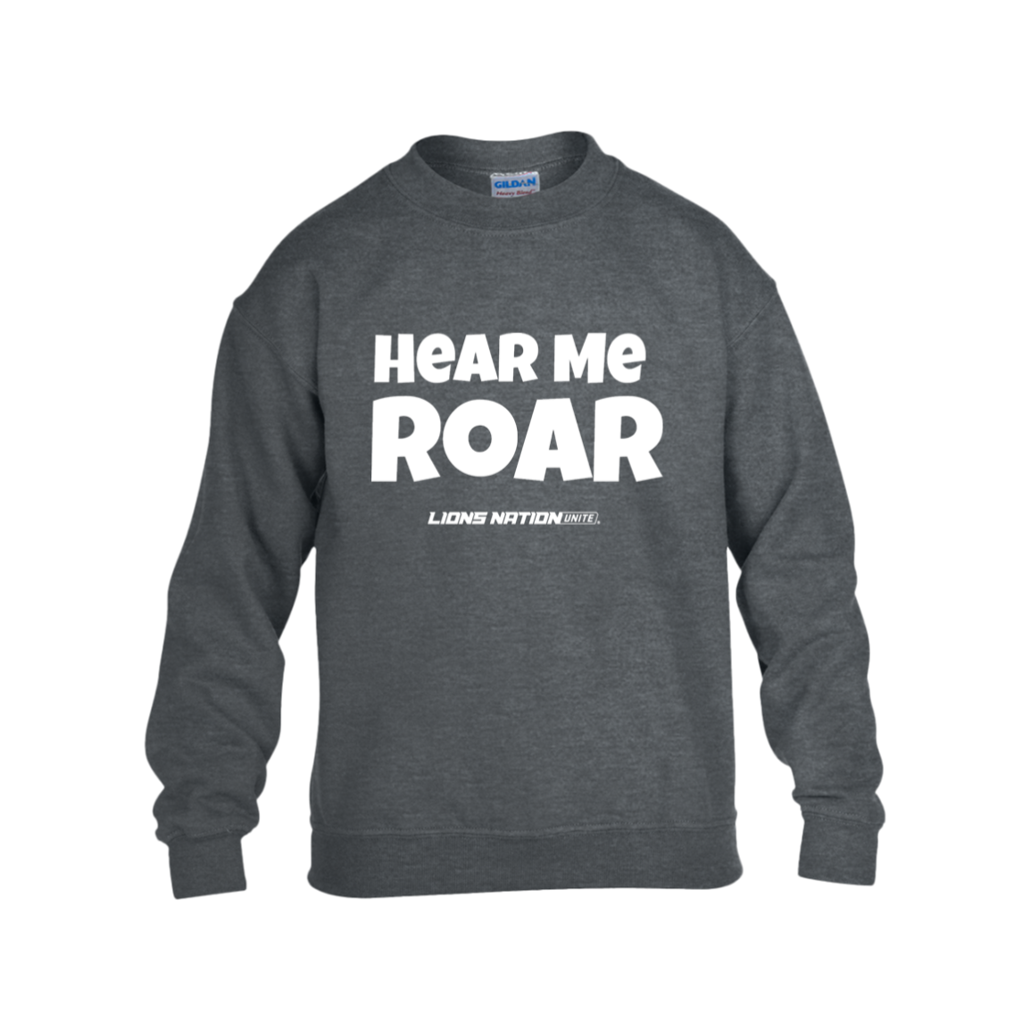 Hear Me Roar Kids Heavy Blend Fleece Crew