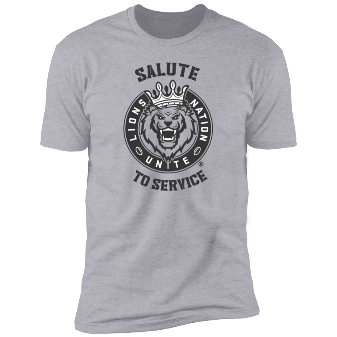 Lions Nation Unite Military Short Sleeve T-Shirt