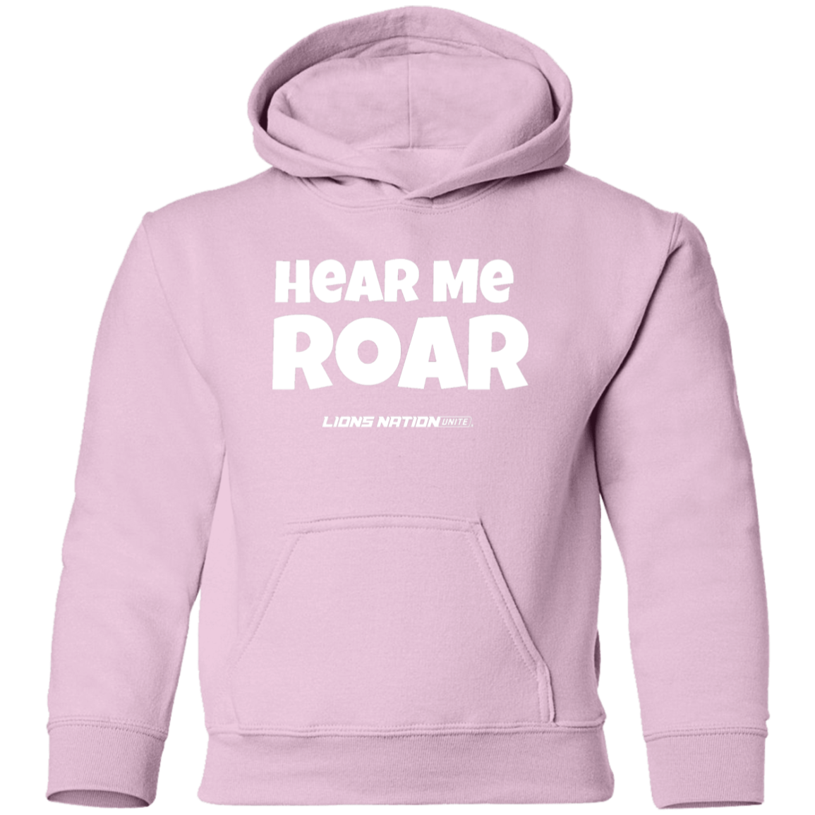 Hear Me Roar Youth Pullover Hoodie