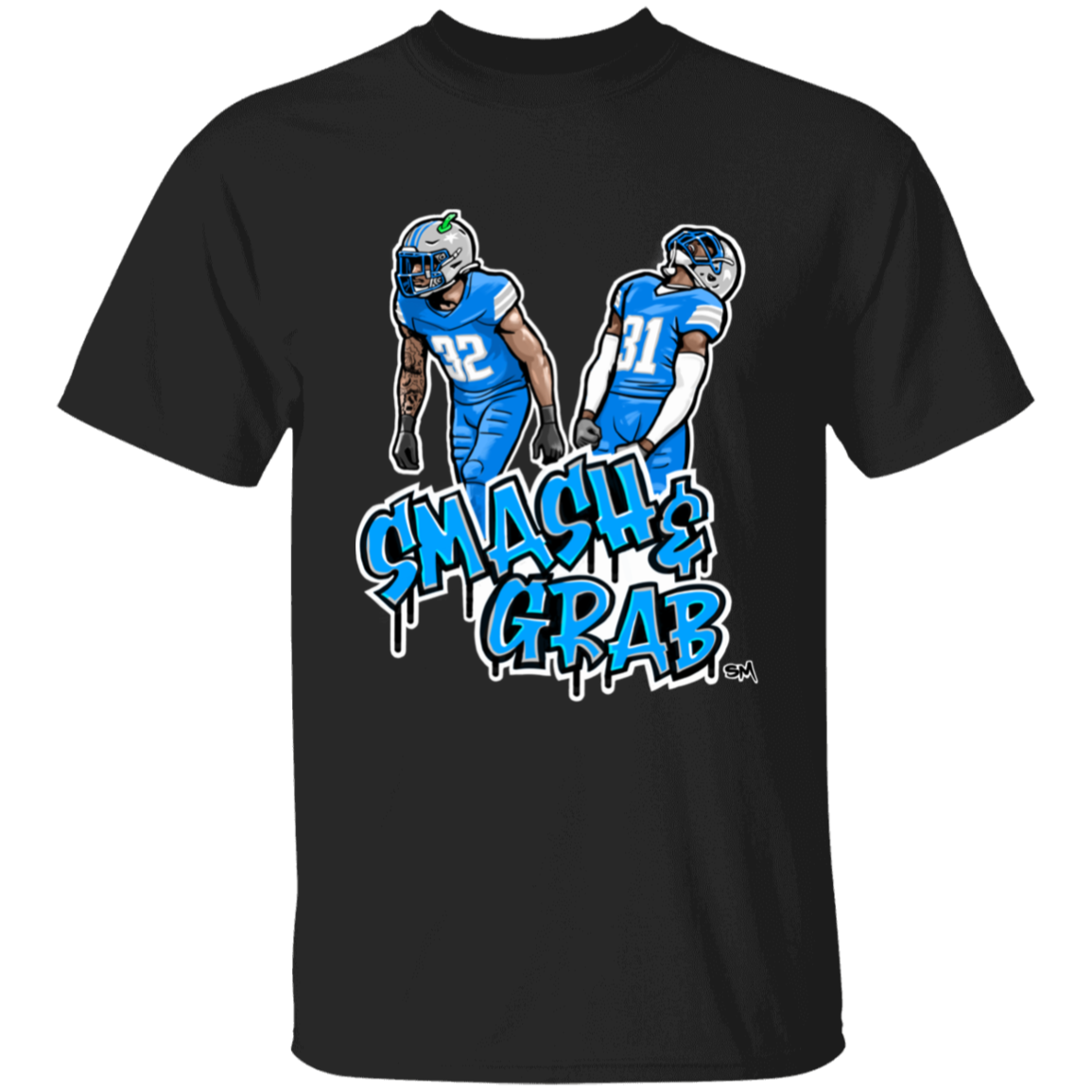 Smash & Grab Youth T-Shirt with Blue Jersey