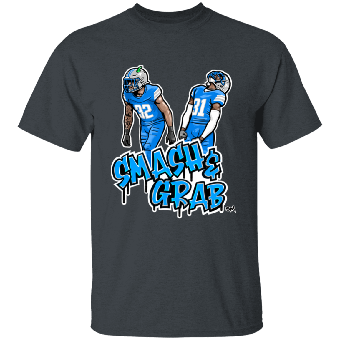 Smash & Grab Youth T-Shirt with Blue Jersey