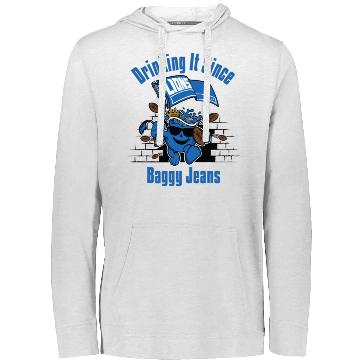 Drinking It Since Baggy Jeans Triblend T-Shirt Hoodie