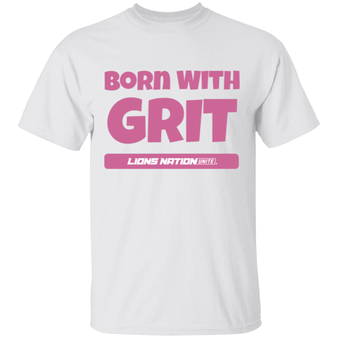 Born With Grit White Youth T-Shirt