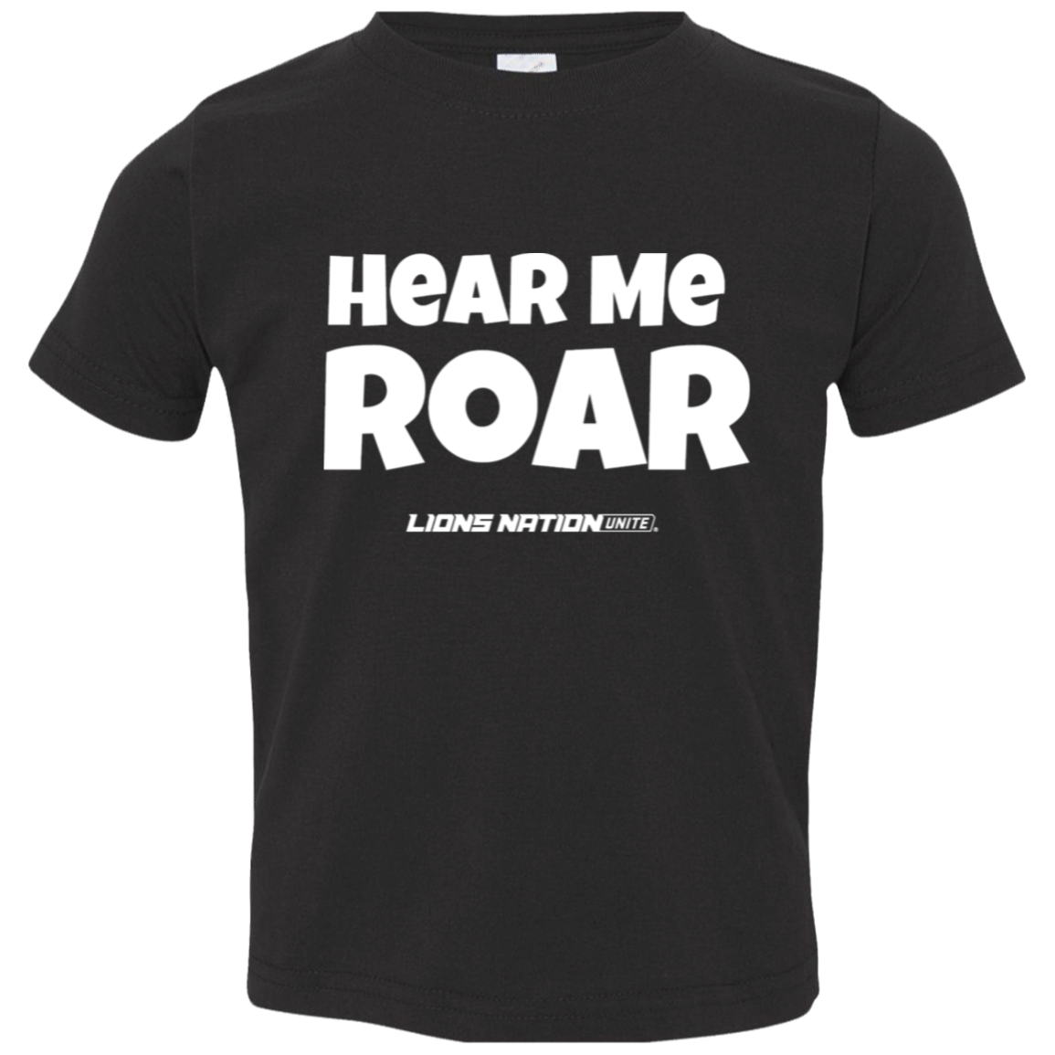 Hear Me Roar Toddler Jersey T-Shirt