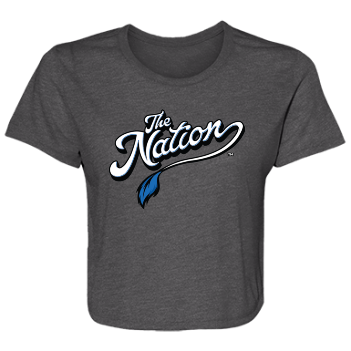 The Nation™ Ladies' Flowy Cropped Tee