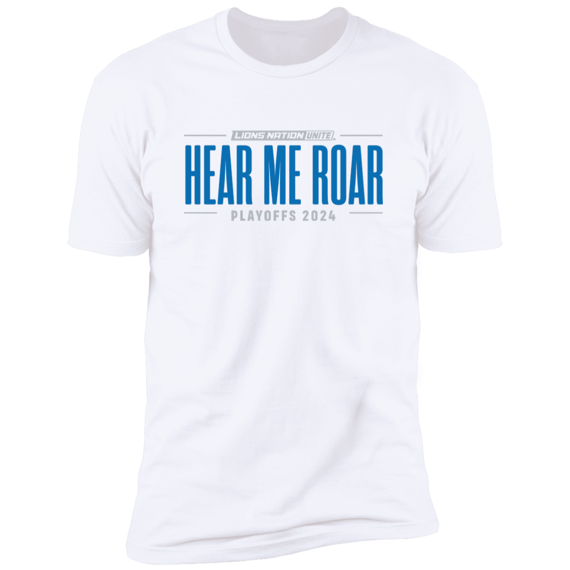 Hear Me Roar Fan Playoffs Men's Black T-Shirt