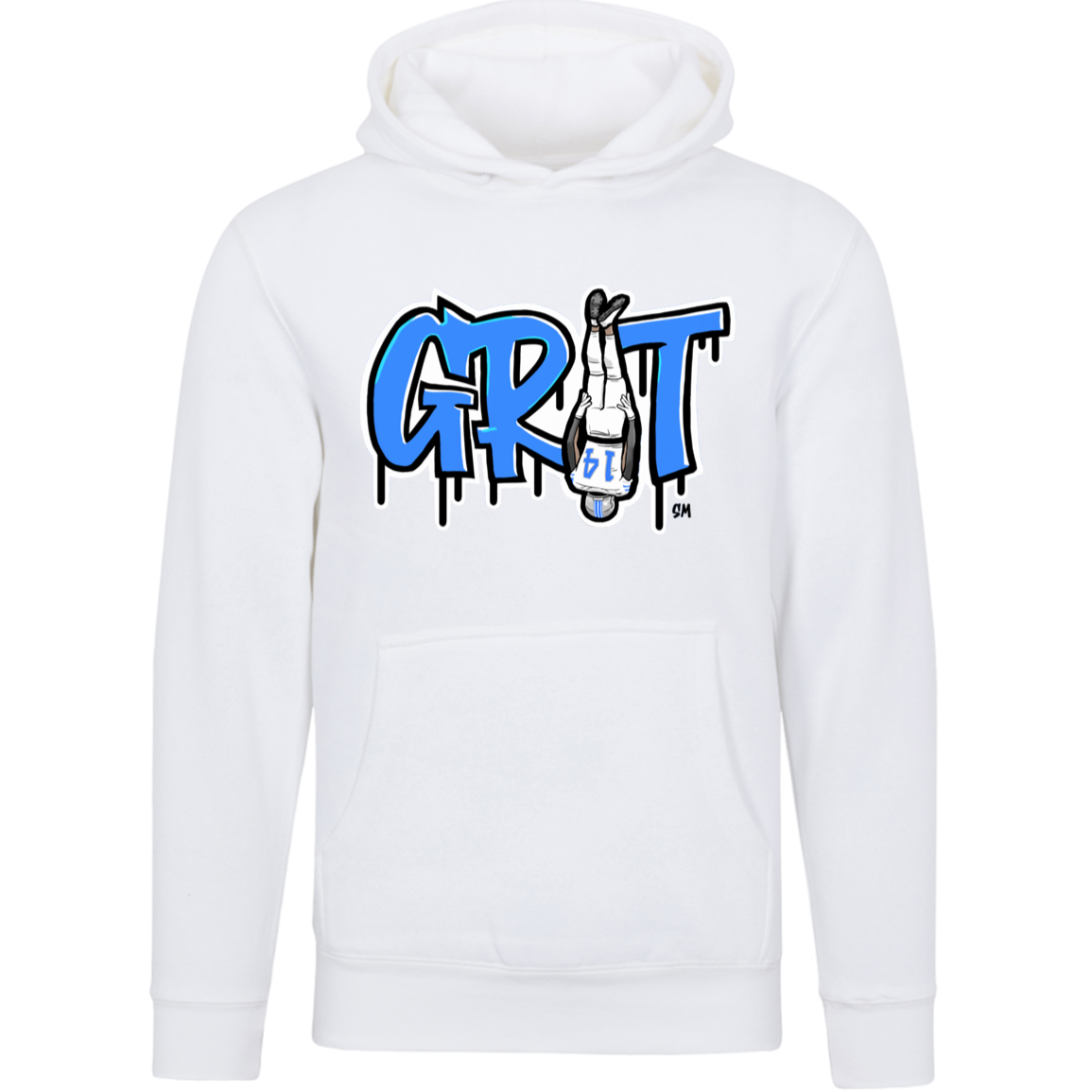 Detroit GRIT White Unisex Hoodie