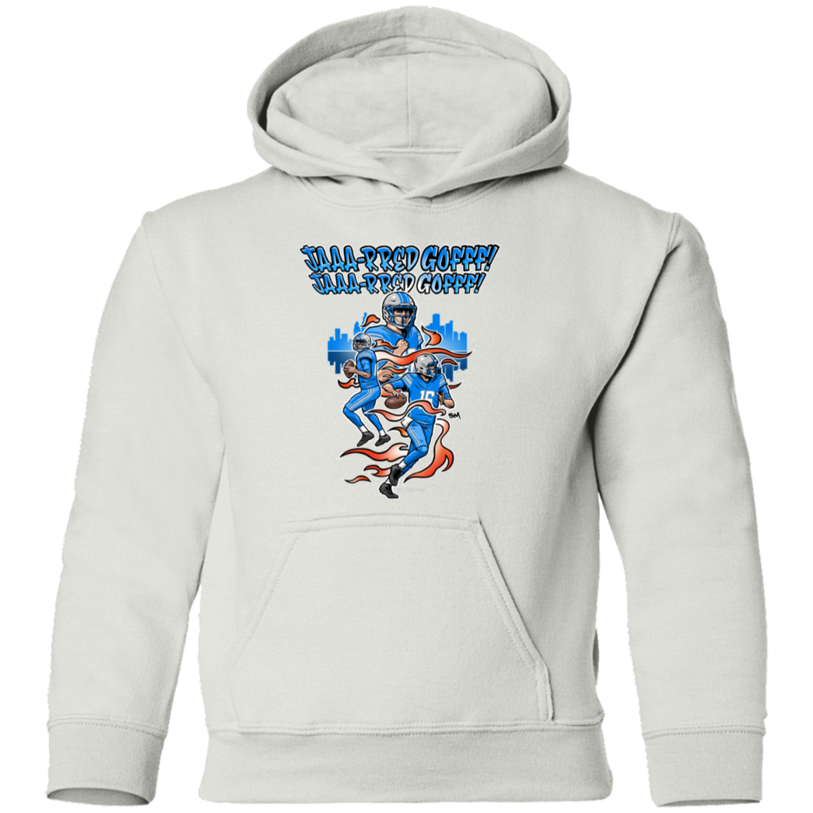 Detroit Quarterback Youth Pullover Hoodie