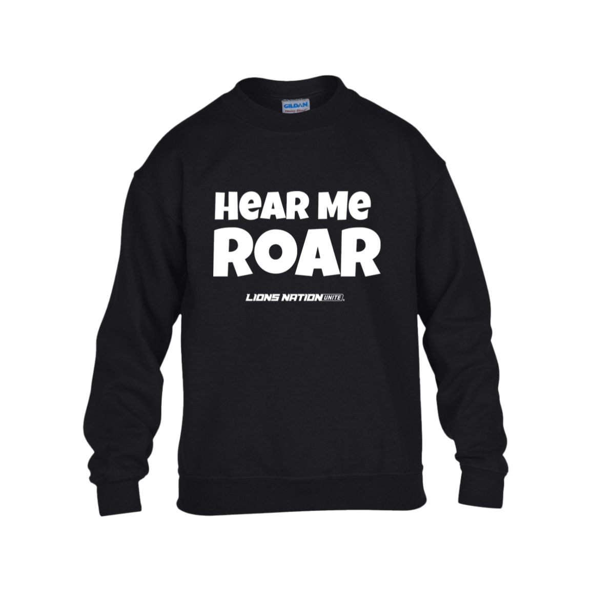 Hear Me Roar Kids Heavy Blend Fleece Crew