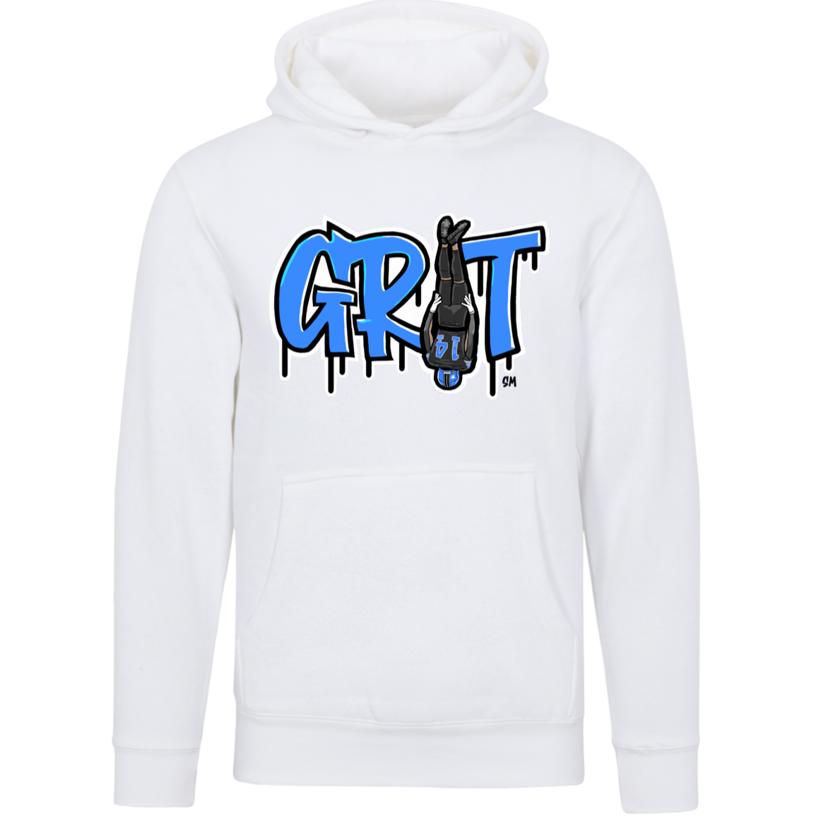 Detroit GRIT White Unisex Hoodie