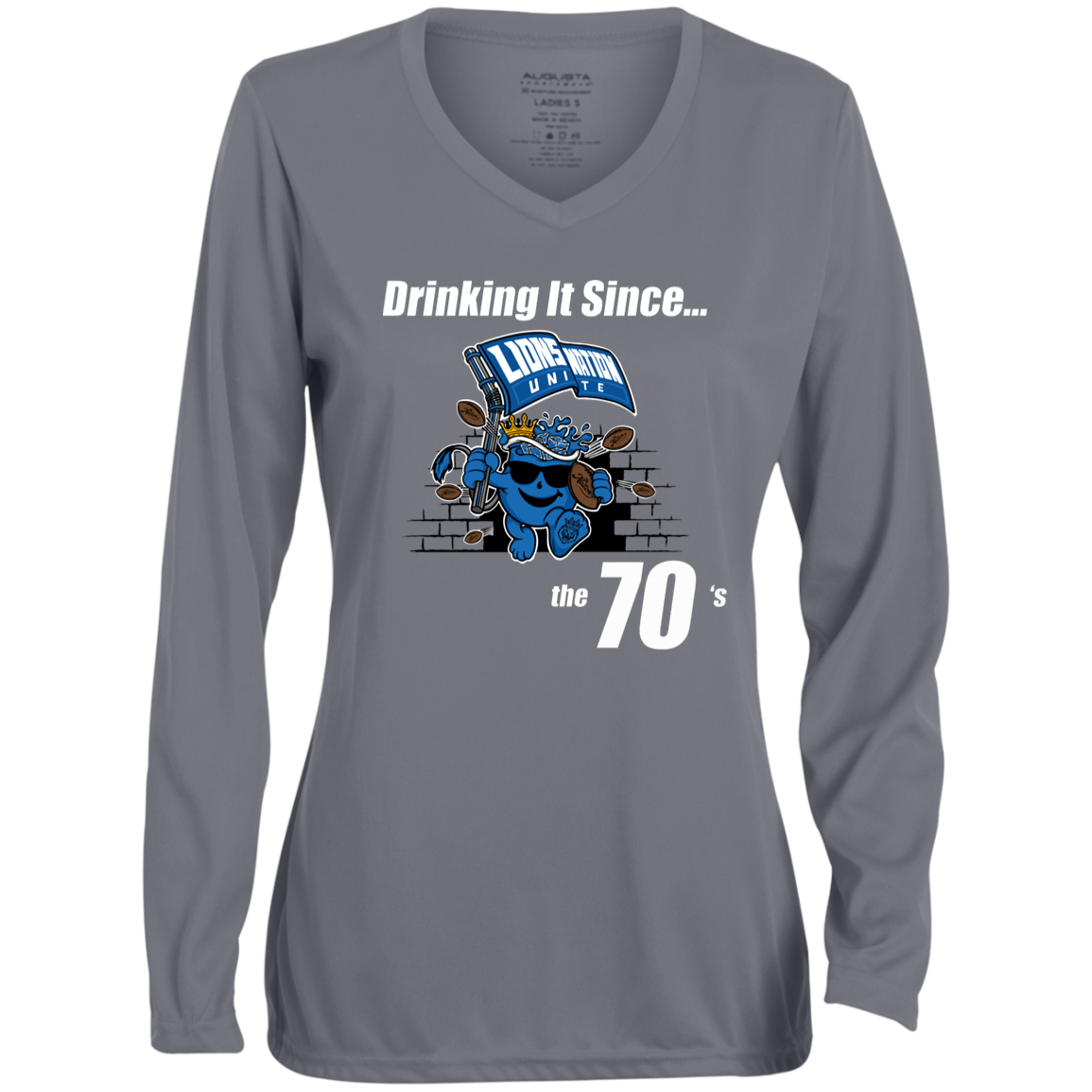 Drinking It Since the 70's Women's Long-Sleeved T-Shirt