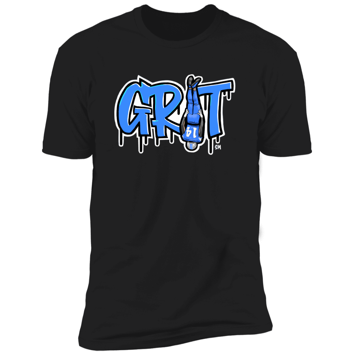 Detroit GRIT Black Men's T-Shirt