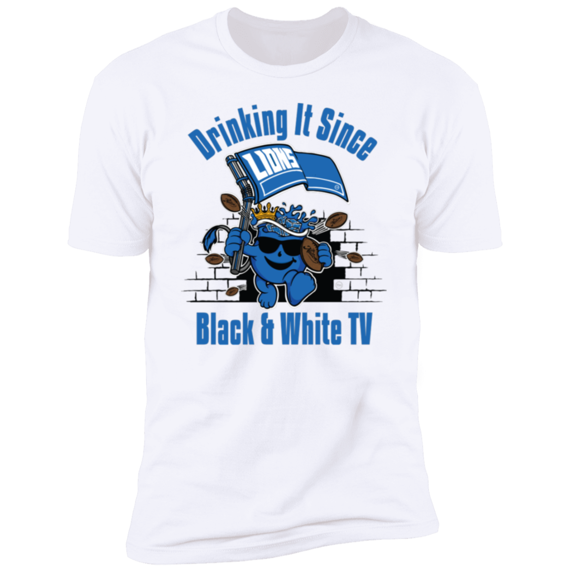 Drinking It Since Black and White TV Men's T-Shirt
