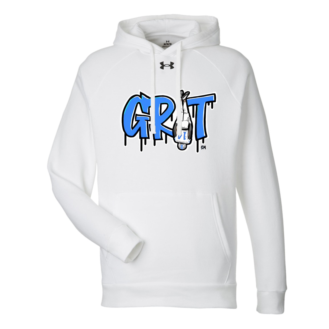 Detroit GRIT White Under Armour Men's Hoodie