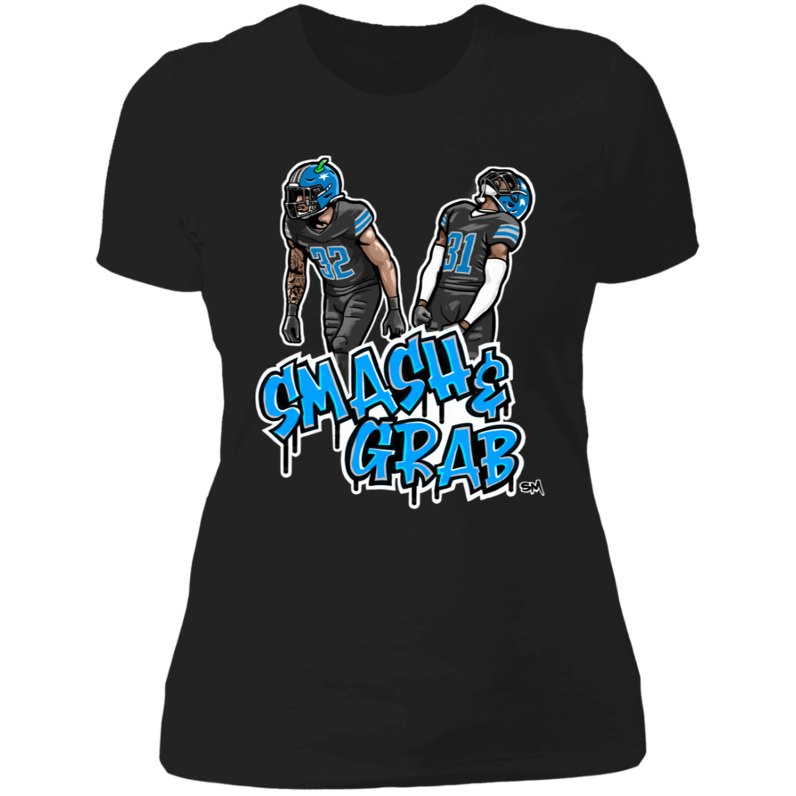 Smash & Grab Women's T-Shirt with Black Jersey