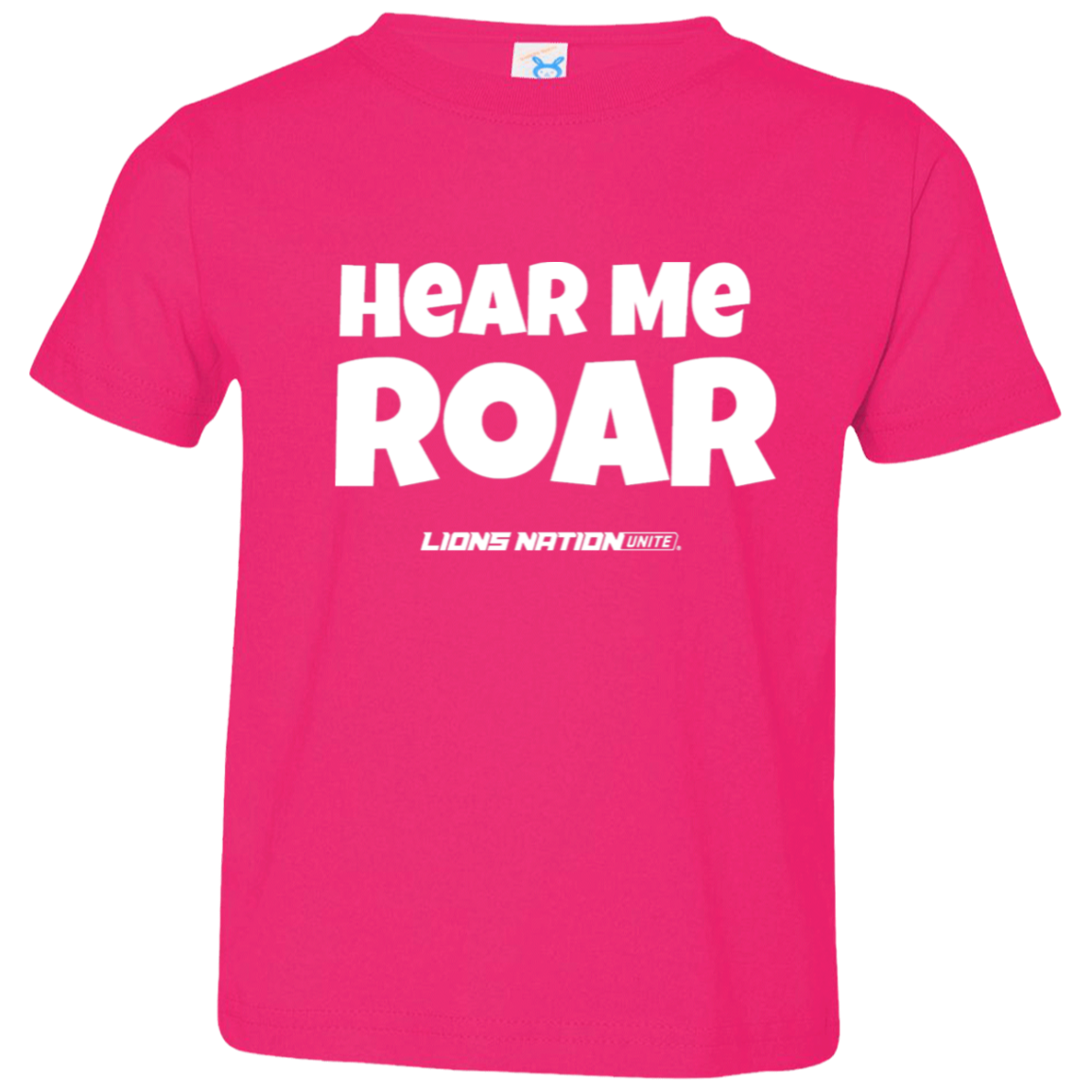 Hear Me Roar Toddler Jersey T-Shirt