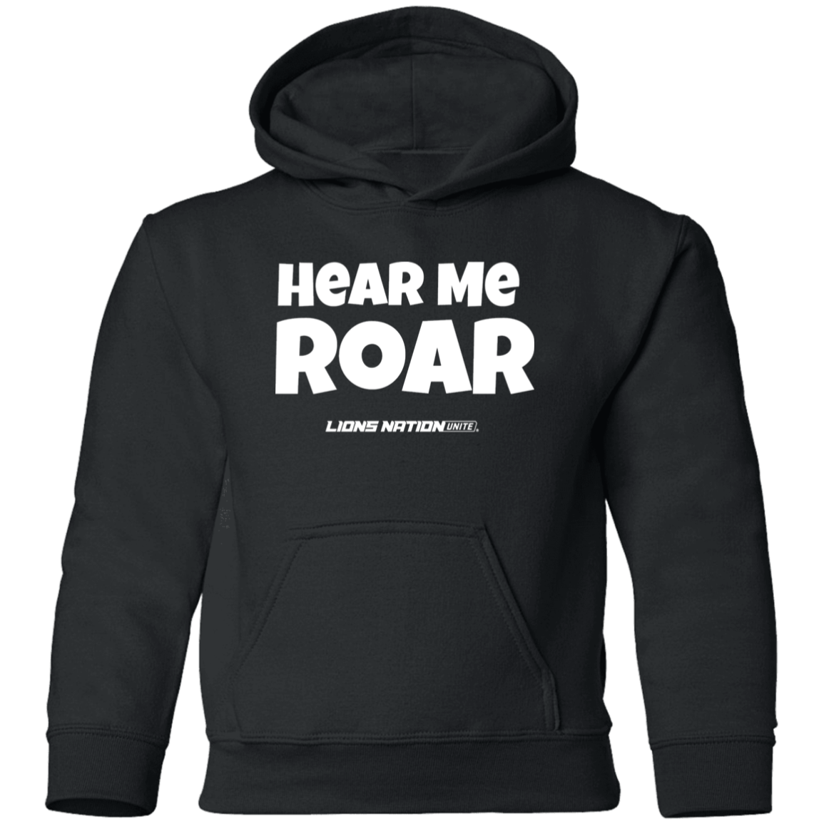 Hear Me Roar Youth Pullover Hoodie