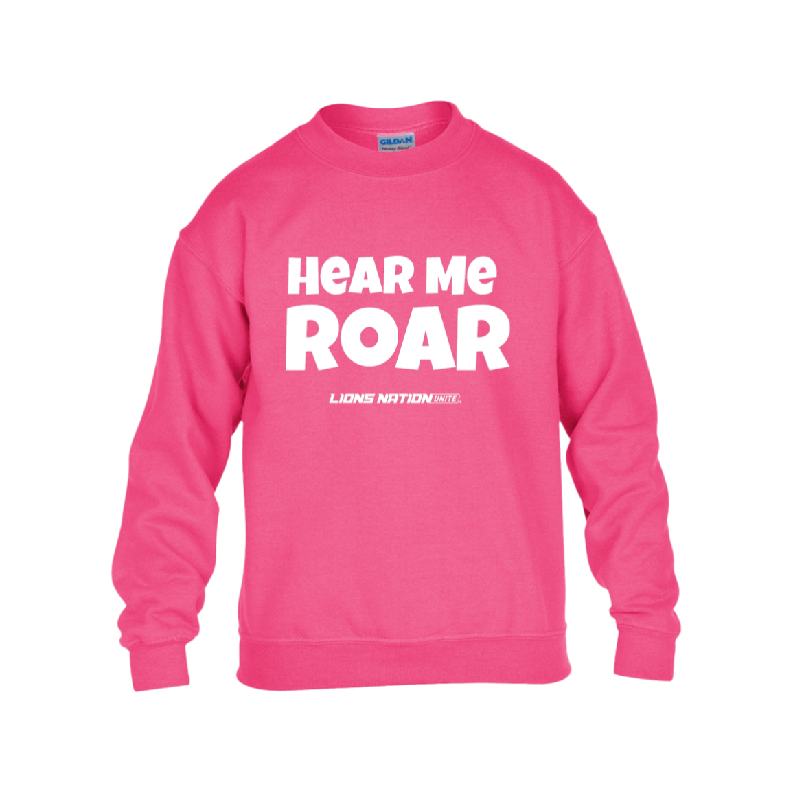 Hear Me Roar Kids Heavy Blend Fleece Crew