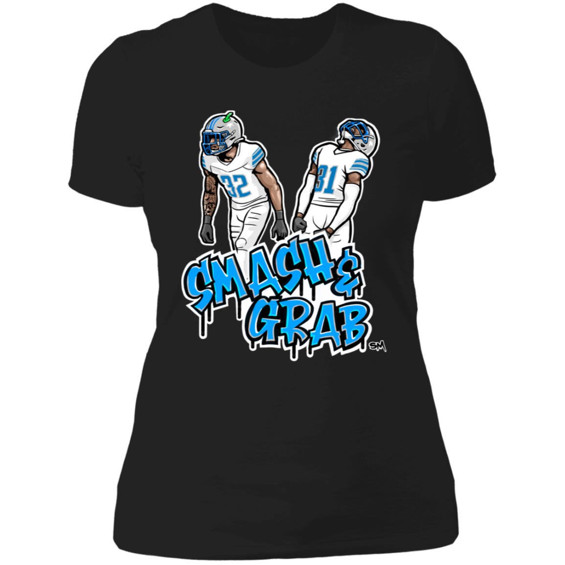 Smash & Grab Women's T-Shirt with White Jersey