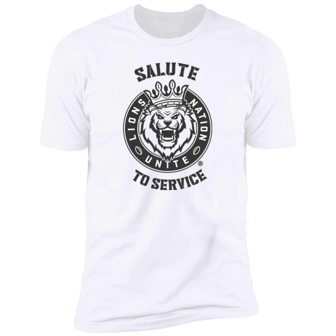 Lions Nation Unite Military Short Sleeve T-Shirt