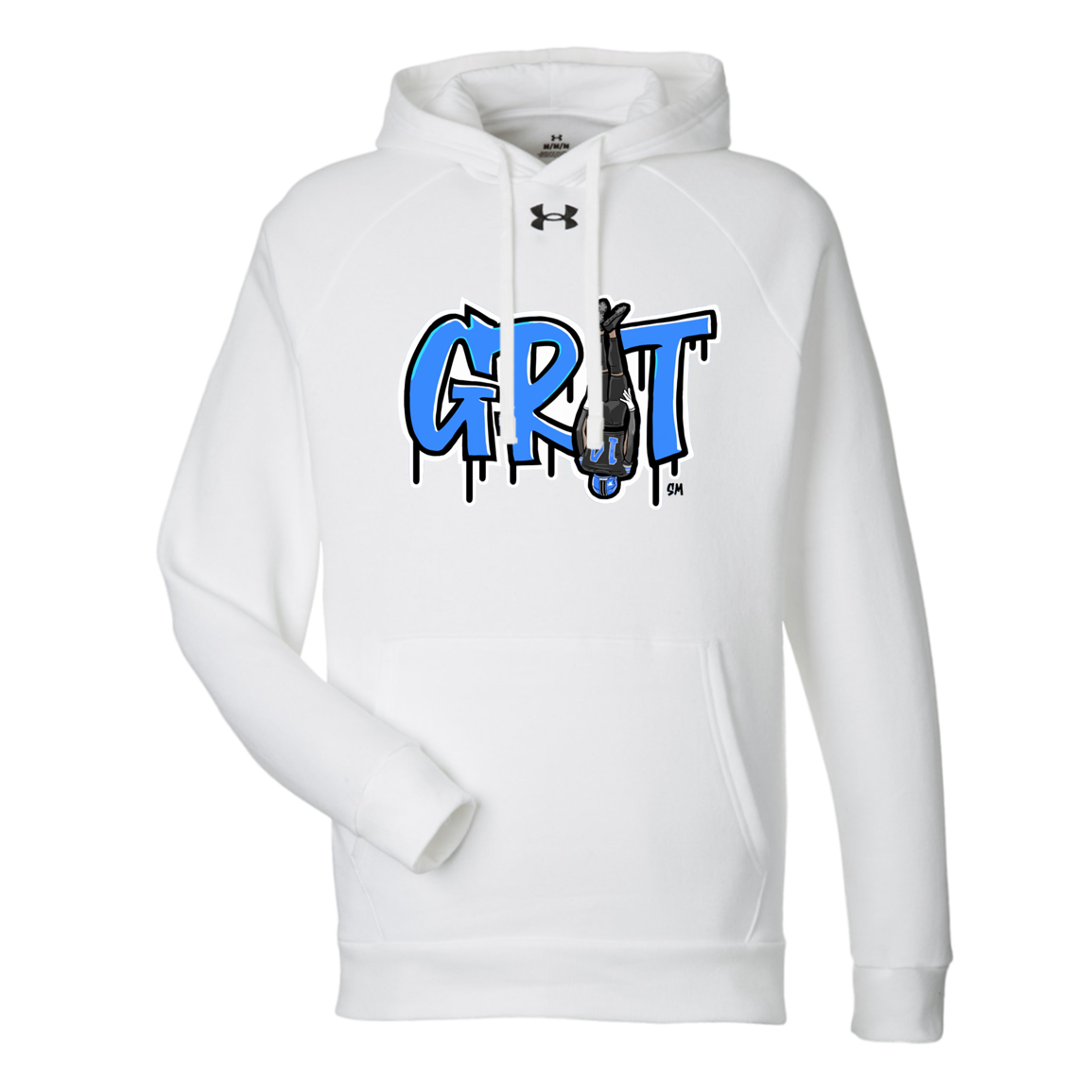 Detroit GRIT White Under Armour Men's Hoodie