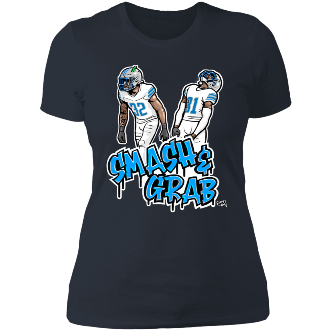 Smash & Grab Women's T-Shirt with White Jersey