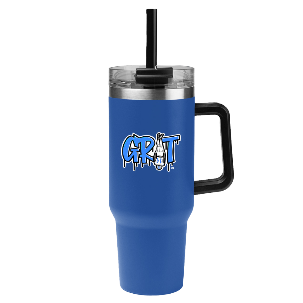 GRIT 40 oz Tumbler – White Jersey Edition